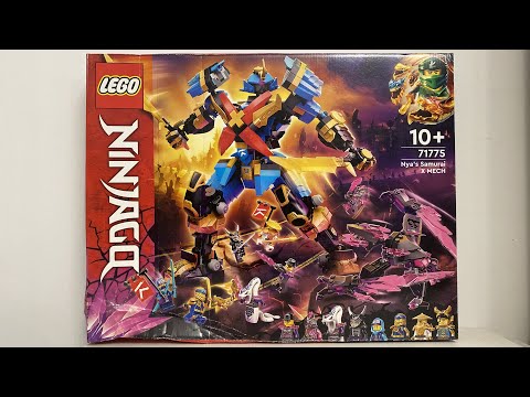 Видео: ОБЗОР ЛЕГО НИНДЗЯГО 71775 Робот Нии Самурай Икс LEGO NINJAGO Nya's Samurai X MECH