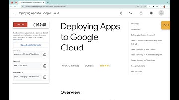 Deploying Apps to Google Cloud || #qwiklabs || #coursera