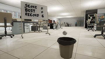 Paper Toss VR - Steam Game Trailer