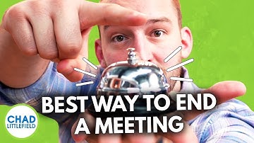 5 Smart Ways To End A Meeting Or Event