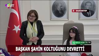 Başkan Fatma Şahin Görevini Minik Beren’e Devretti