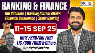 Banking &amp; Finance | 11 - 15 September 2025 | RRB Scale 3 - 2025 | @ThePieRSquare
