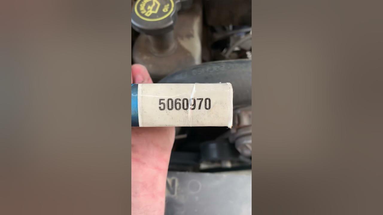 1991 ford 4 9l straight 6 f 150 serpentine belt youtube