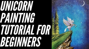 #galaxypaintings Unicorn Painting for Beginners I Easy Acrylic Painting I Step by Step Tutorial