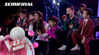 Miguel Ángel, Carranga Kids y Ernesto Leclerc cantan 'El Carpintero del amor' | La Voz Kids 2024