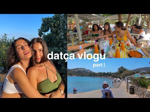 2021 DATÇA VLOGU part1 / hot girl summer / kızlarla tatilimiz / içimizden biri dizi seti