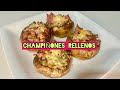 CHAMPIÑONES RELLENOS 🍄 RECETA FÁCIL!