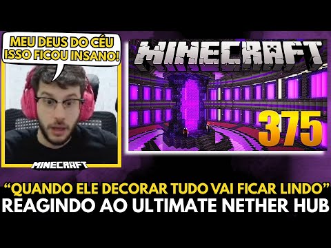 🚨 GREVTHAR CONHECEU O ULTIMATE NETHER HUB do @viniccius13 no MINECRAFT!
