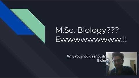 M.Sc. Biology??? Ewwwwwwwwwwwwwwww!!
