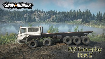 SnowRunner💠PS5 Gameplay Part 2 - Checking Out A Mod