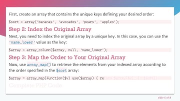How to Manually Reorder Multidimensional Arrays in PHP
