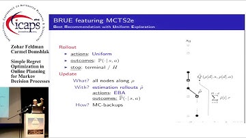 ICAPS 2015: "Simple Regret Optimization in Online Planning for Markov Decision Processes"