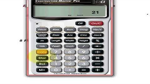 Construccion de un Muro con Ladrillos con la Calculadora Construction Master