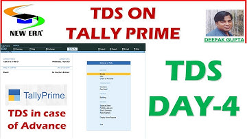 TDS on Tally Prime Day 4 By Deepak Gupta