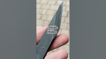 Ishido Hideo Kiridashi #diy #sharpening #whetstones #woodworking #knives #japan #kitchen #schleifen