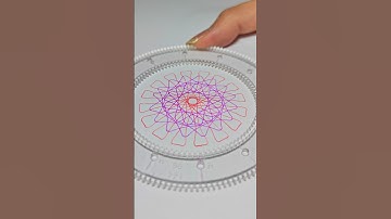 Asmr Spirograph #shorts #asmr #art #drawings #spirograph #spirographdesig #gear #magic