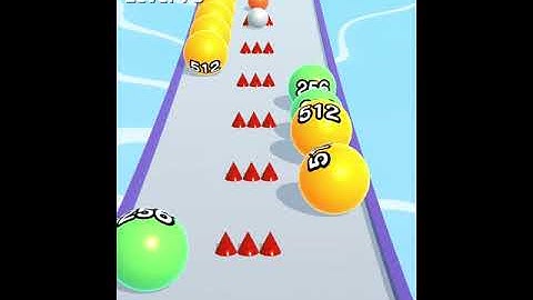 BallRun2048 level 78 gameplay #shorts