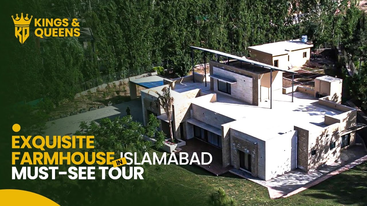 Stunning Farmhouse in Islamabad Pakistan Naval Farms  | Exclusive Tour | Best Construction Services