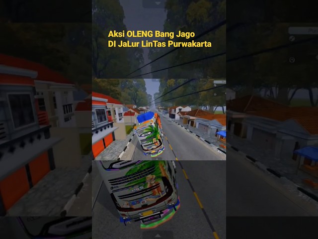 Aksi #faiz Di Jalur LintAs Purwarkarta. BUS SIMULATOR INDONESIA V3.7.1 #bussimulator class=