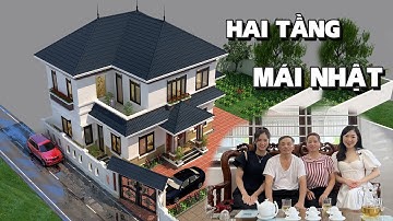 Mẫu nhà vườn 2 tầng mái Nhật mini kiến trúc hiện đại đẹp tại Hà Nội | Kiến trúc Achi
