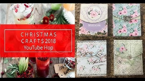 NOTE PAD TUTORIAL CHRISTMAS 2018 YOUTUBE HOP SHELLIE GEIGLE JS HOBBIES AND CR