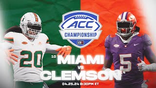 RFL College Series 6: #10 Miami vs #4 Clemson ACC Conference Championship Game! | NCAA Football 24