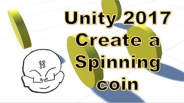 Unity 2017 Beginner Tutorial - Making a spinning coin