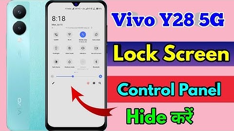 vivo y28 5g lock screen notification panel hide, vivo y28 5g notification bar off
