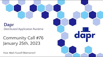 Dapr Community Call - Jan 25th 2023 (#76)