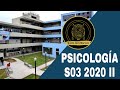 PSICOLOGÍA SEMANA 3 PRE SAN MARCOS 2020 II ¨X¨📚🖥️