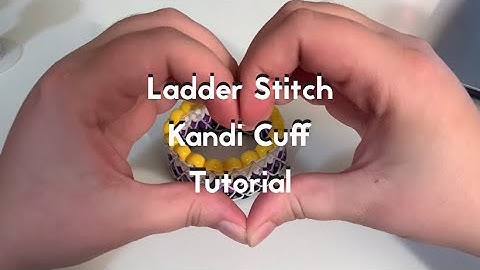 Ladder Stitch Cuff | Easy Kandi Tutorial (Updated Version Available!)