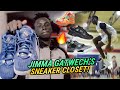 "I Got Bouncy In These!" Jimma Gatwech Shows Off Sneaker Closet! He Did His FAMOUS DUNK IN These!? 😱