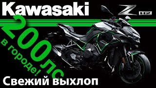 Kawasaki Z H2 / 200Л.с. В Городе! / Вы С Ума Сошли? / Свежий Выхлоп