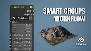 Realistic Terrain In Blender | Smart Groups Workflow (Blender 4.0)