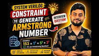 SystemVerilog Constraint to Generate Armstrong Number | VLSI Interview Question #vlsi