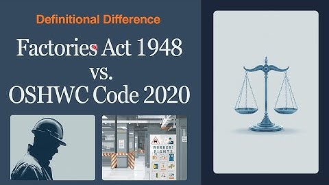 OSHWC Code 2020 Changes Explained | Factory Thresholds, Worker Definition, Occupier, Employer
