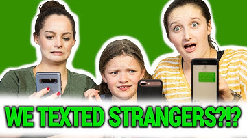 PREDiCTiVE TEXTiNG STRANGERS😱! NOT OUR WORDS! WE ACTUALLY SENT THEM! | The Reese Sisters