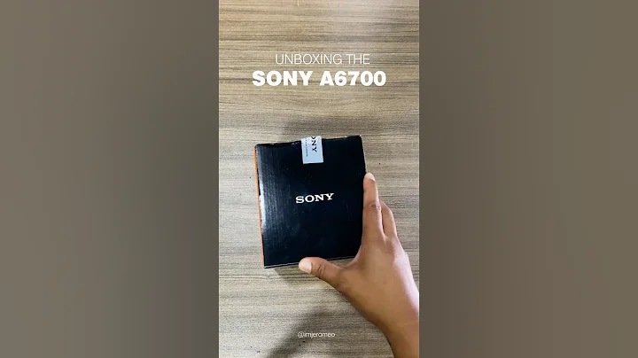 Unboxing Sony a6700 best travel camera 🔥 #sony #unboxing #asmr