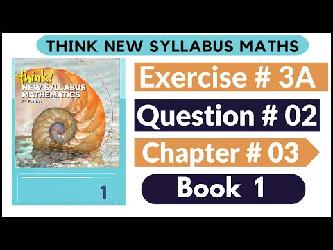 Exercise 3A Question