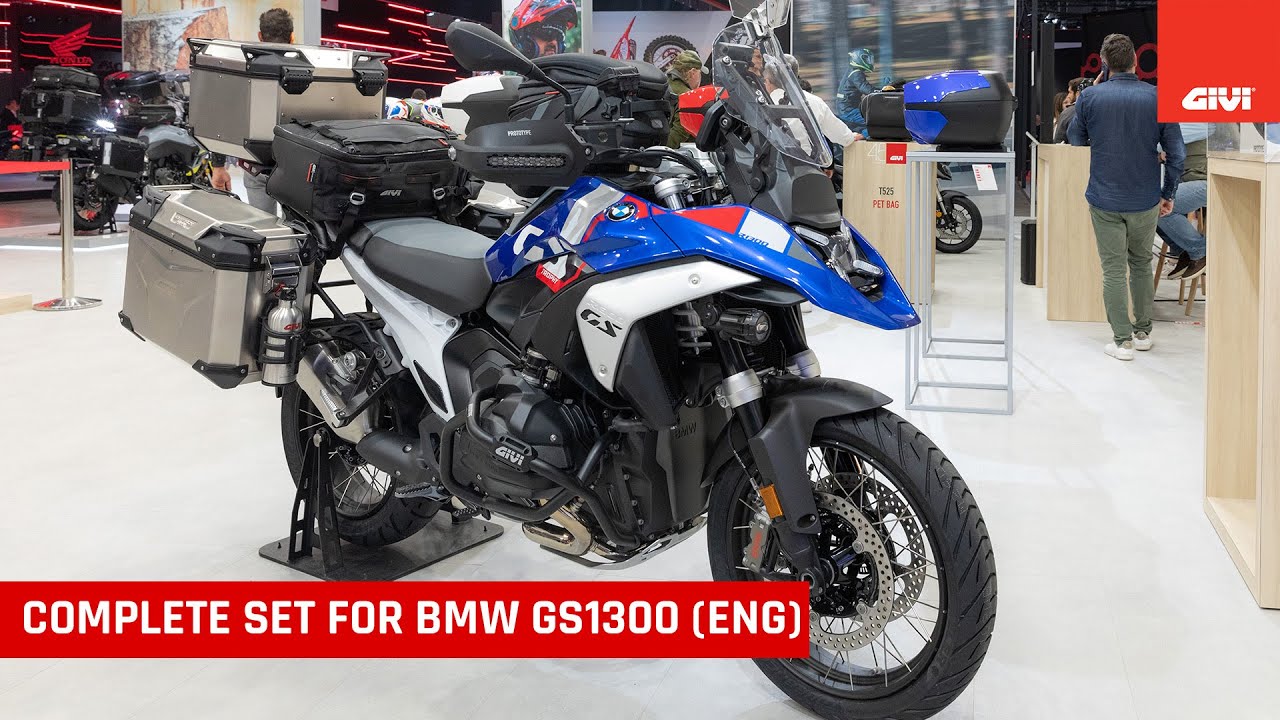 BMW R1300GS - travel set #bmwr1300gs #bmwmotorrad #eicma2023 #r1300gs #GIVI #GIVI_EXPLORER
