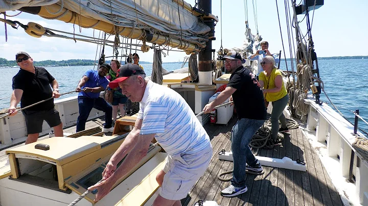 SAILING ON THE LETTIE G. HOWARD; PRESQUE ISLE BAY,...