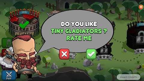 Playing Tiny Gladiators - Hack Mod | Infinite Diamonds & Golds | New RPG Fighting Game ( Offline )