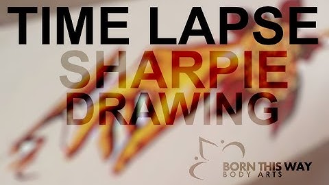 Evan Lovett - Time Lapse Sharpie Drawing