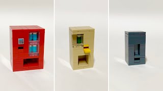 How to Build 3 Mini Lego Vending Machines! | NO TECHNIC PIECES