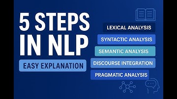5 Steps in NLP | Lexical, Syntax, Semantic, Discourse & Pragmatic Analysis Explained #NLP