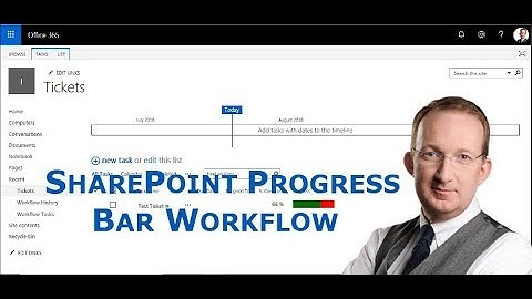 SharePoint Workflow that Adds and Updates a Progress Bar