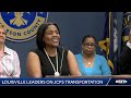 LIVE: Louisville mayor, councilmembers discuss JCPS transportation plan