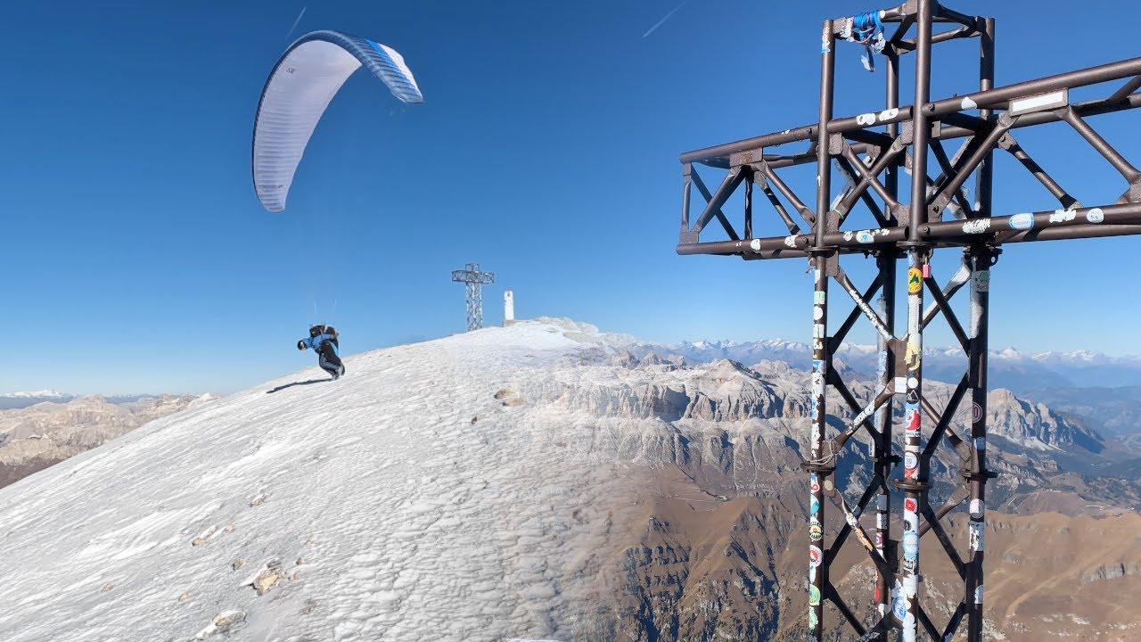 Paragliding Weekend Dolomites - Top Landing Marmolada