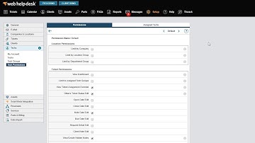 Web Help Desk Training: Setting up Permissions