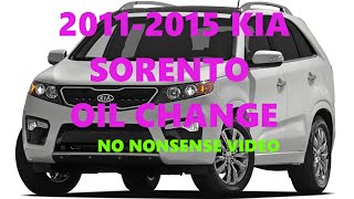 2011 Kia Sorento Oil Change